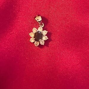 Sapphire and Cubit Pendant